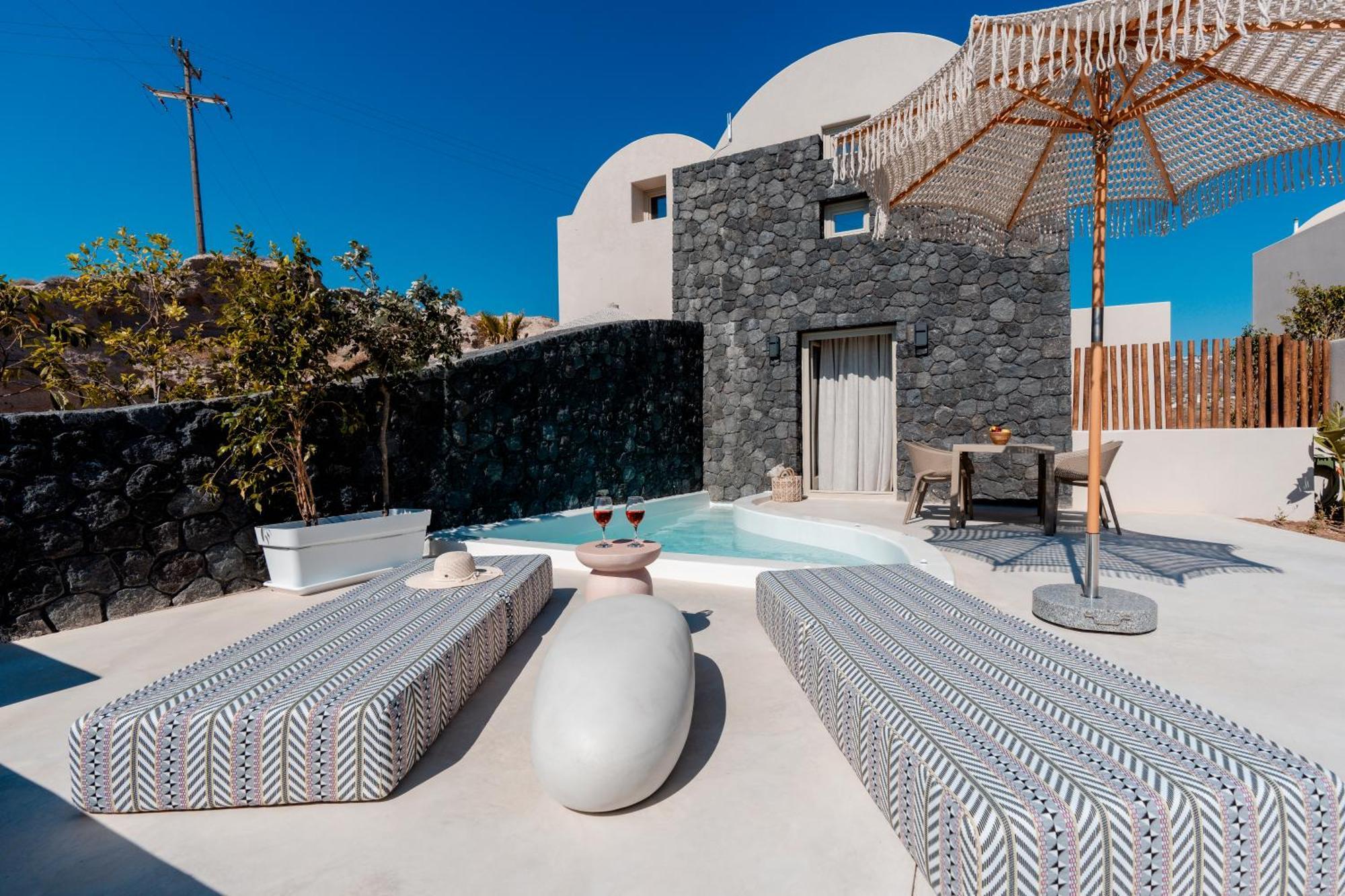 カルテラドス Halo Santorini - Living Experienceヴィラ エクステリア 写真