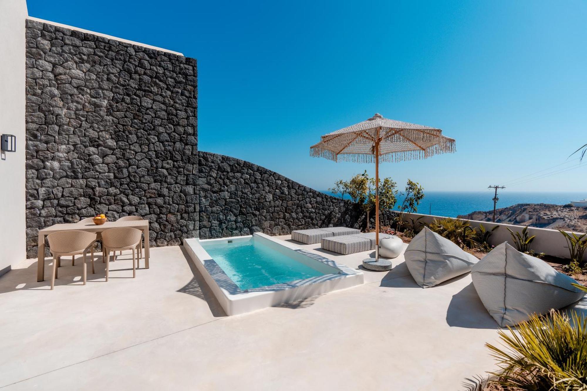 カルテラドス Halo Santorini - Living Experienceヴィラ エクステリア 写真